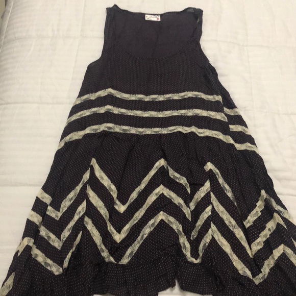 Free People Voile and Lace Trapeze Dress - Picture 3 of 3